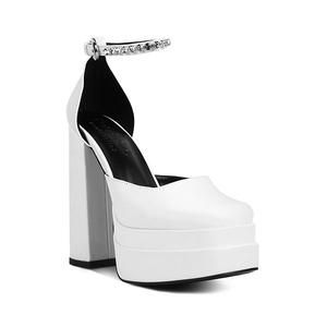 Женские сандалии Martini на платформе с камнями Rag & Co, White