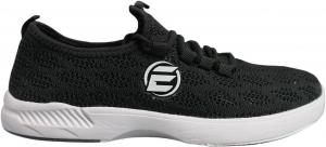 Женские боулинг-кроссовки ELITE Kona Slip-On - легкие, дышащие вязаные, универсальная подошва, черный