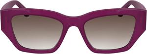 Lacaste женские L6053s прямоугольные солнцезащитные очки Lacoste, Opaline Cyclamen