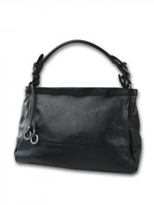 Кожаная сумка через плечо Toscanto, черная, примерно 38 см Toscanto