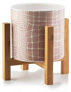 Цветочный горшок Mondex AVA, 14x14x14 см, бежевый