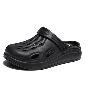 LONGDUIZHANG Клоги мужские WK022 черные Освежающие дышащие, цвет WK022 Black[Refreshing Breathable]