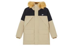 Пуховик унисекс New Balance, Светло-коричневый