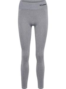 Леггинсы Hummel Hmlci Seamless Mw Scrunch Tight, серый меланж