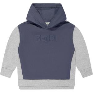 Детский свитшот FENDI, сине-серый
