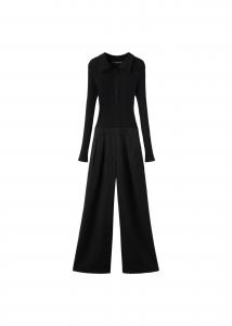 MANGO Комбинезон 'Irim' в черном цвете