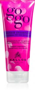 Восстанавливающий шампунь Gogo для сухих и ломких волос Kallos, 200 мл