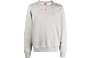 Свитшот с аппликацией S-Ginn-D Logo DIESEL, серый