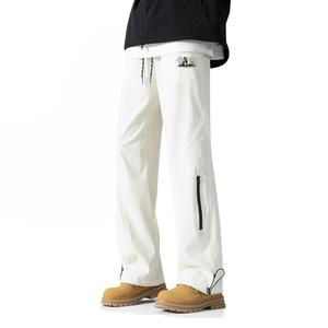 Повседневные брюки мужские YIVIKII, Apricot