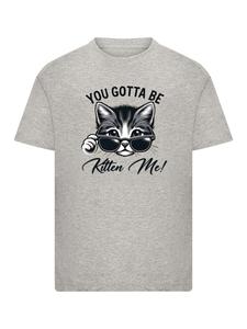 Рубашка F4NT4STIC Kätzchen You Gotta Be Kitten Me!, Mottled Grey