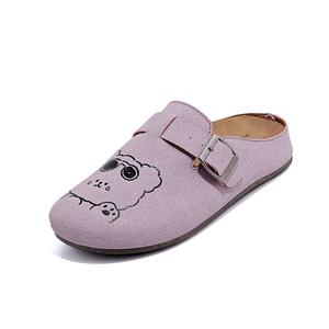 Тихие женские сандалии с закрытым носком YANGQIYINGTAO, Purple