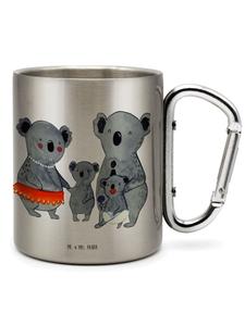 Кружка Семейство коал без слов, серебряная Mr. & Mrs. Panda