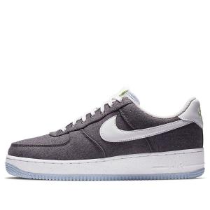 Кроссовки air force 1 low '07 'recycled canvas pack - iron grey' Nike, серый