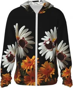 Худи с защитой от солнца upf 50+ на молнии, с длинными рукавами и карманом BTCOWZRV