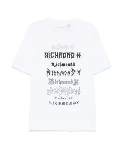 Футболка с круглым вырезом John Richmond, белый