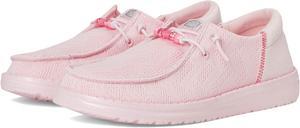 Лоферы Hey Dude Kids Wendy Funk Shoelry, цвет Light Pink