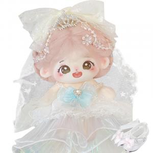 COTTON PLANET Кукла Peach Bud Dolls плюшевая кукла высота 20см длина 22см