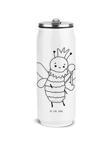 Mr. & Mrs. Panda Термос с изображением пчелы и короля, без слогана, белого цвета