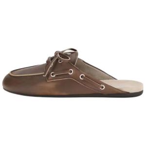 MIU MIU Сандалии с закрытым носком, женские, коричневые