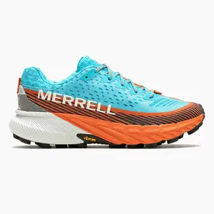 Женские кроссовки для трейлраннинга Agility Peak 5 Merrell, синий/оранжевый