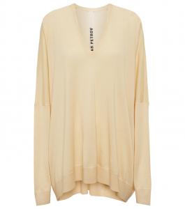 Свитер Эдвина из кашемира и шелка Petar Petrov, кремовый