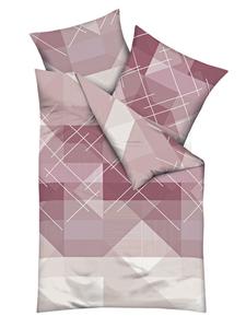 Комплект постельного белья из 2 предметов (фланелевая ткань) 135x200 см Linear в цвете Бордо JACK, 135x200 см