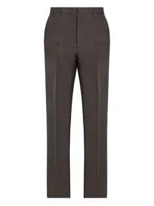 Брюки из тонкой шерсти TOD'S, коричневый