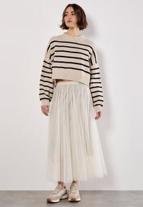 Джемпер Apricot STRIPE CROP DROP SHOULDER, Stone