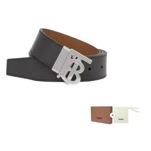 Ремень мужской Burberry, черный / коричневый