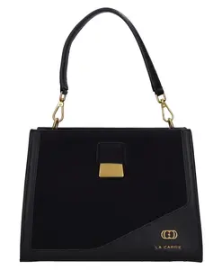 Сумка неправильной формы среднего размера La Carrie, черный