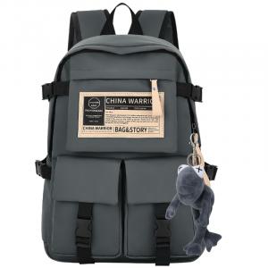 WARRIOR Нейлоновый рюкзак бирюзово-серый, Gray Frog Pendant