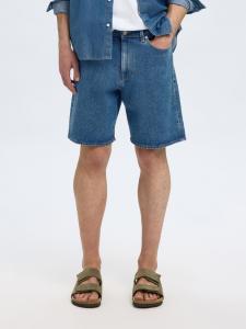 SELECTED Синие джинсовые шорты Regular
