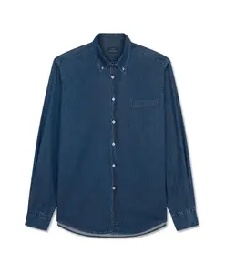 Эко-Джинсовая рубашка Paul & Shark, синий