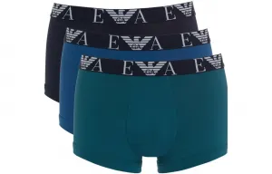 EA Boxer Shorts Men's 3 Pack EMPORIO ARMANI, 3 pack (зеленый+синий+черный)