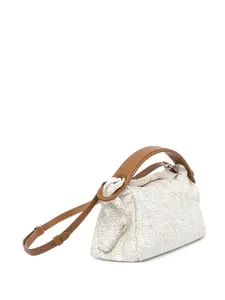 Фактурная сумка-тоут Kenzo, кремовый