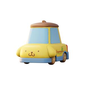 Слепая коробка Sanrio Kuromi трансформирующаяся машина коллекция Pochacco, одиночная мистери-бокс/полный бокс 6 шт Wolf Bowang