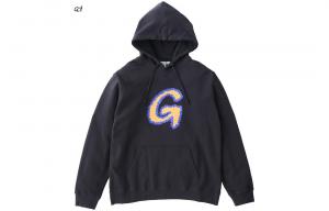 Толстовка унисекс с капюшоном, средней толщины, стандартного размера Gramicci, vintage черный