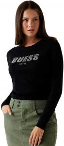 Женский свитер Guess Eco Long Sleeve с логотипом Reyna, Jet Black