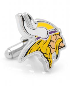 Запонки с символикой Миннесота Вайкингс Cufflinks Inc, Yellow