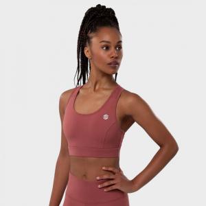 Спортивный бюстгальтер SIROKO, терракотовый/кирпично-красный