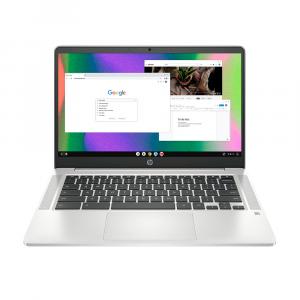 Ноутбук HP Chromebook 14, 14", 4ГБ/64ГБ, Celeron N4120, серебристый, английская клавиатура