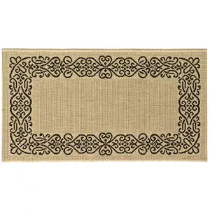 Коврик для улицы и интерьера, бордюр для двора Safavieh, мультиколор, 61x107 см