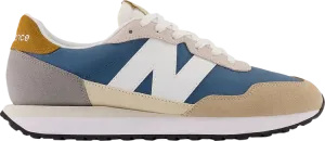 Кроссовки New Balance 237 'Beige Dark Moonstone Incense', серый