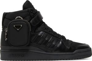 Кроссовки Adidas Prada x Forum High 'Core Black', черный