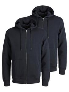 Толстовка с капюшоном на молнии JACK & JONES Star, черный