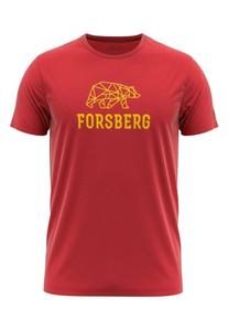 Принт на футболке FORSBERG, красный