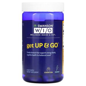 Добавка Swanson WIO Get Up & Go, 60 капсул
