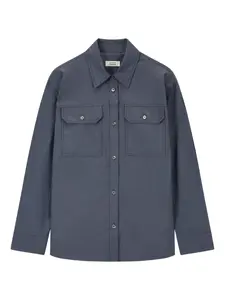 Рубашка с накладными карманами Studio Tomboy, синий
