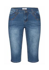 Джинсы-капри с небольшими разрезами по бокам sheego, цвет Blue Denim