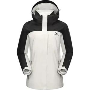 Ветровка женская Waterproof, Windproof, Abrasion Resistant, Thermal, Cold Resistant, Rainproof CAMEL, warm белый/phantom черный